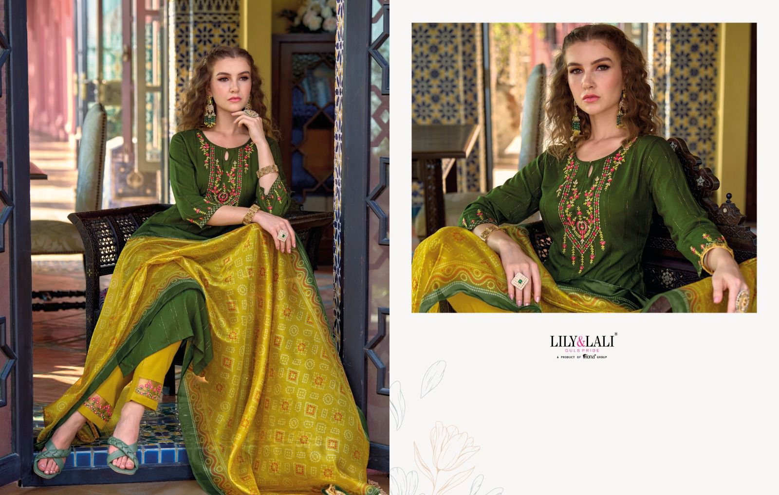 Bandhej Lily And Lali 10901-10906 Readymade Salwar Suits Catalog